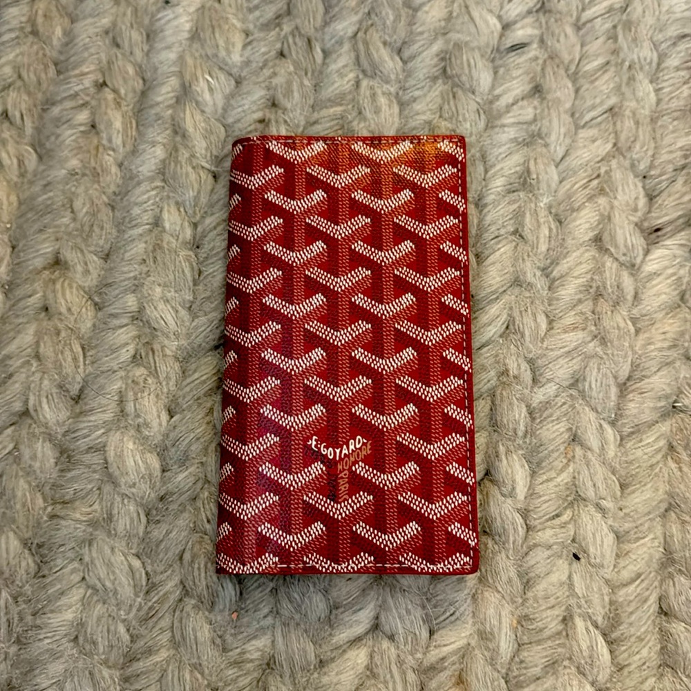 Goyard Saint Roch wallet, red
